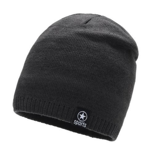 Men's Plush Thick Woolen Warm Knitted Hat