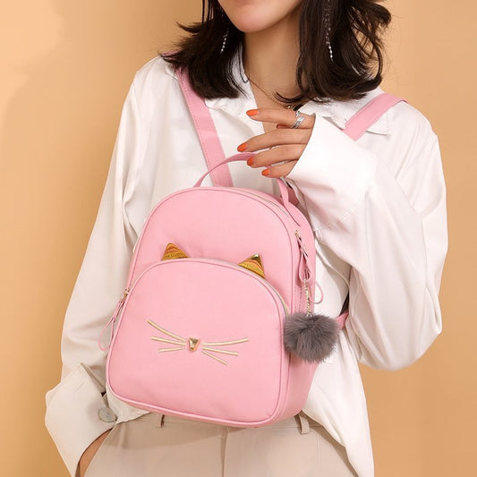Western style Korean style dual-use casual one-shoulder portable small backpack girl cute