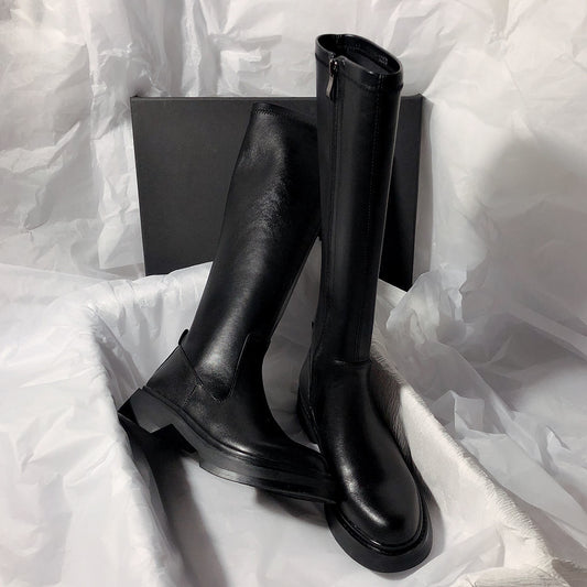 All-match Long Boots Thick-soled Thick Heel High Tube