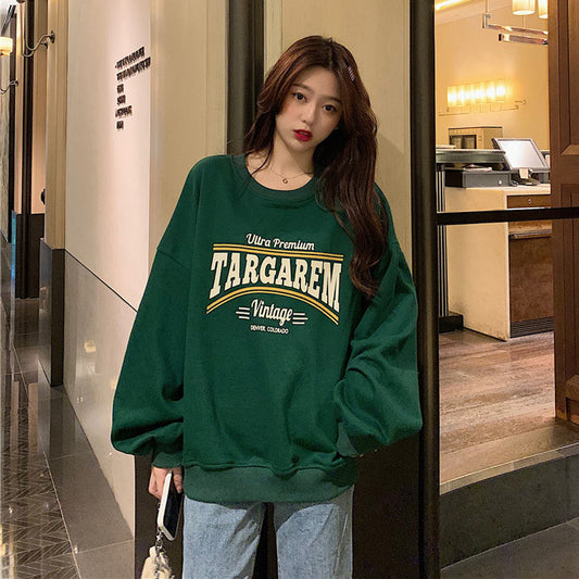 Sweater Women's Cross-border New Autumn And Winter Japan And South Korea Southeast Asia Round Neck Long-sleeved Student Ins Student Top