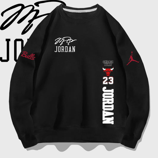 GN Team No. 23 Jordan Basketball Round Neck Sweater Men And Women Spring And Autumn Loose Large Size Trend Ins Long T