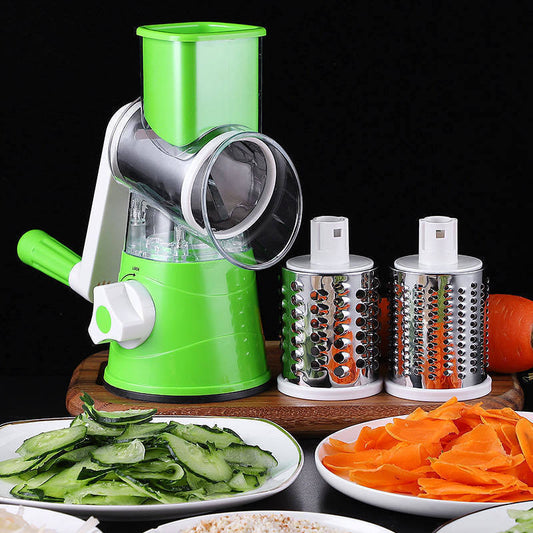 Multifunctional drum vegetable cutter kitchen hand shredder